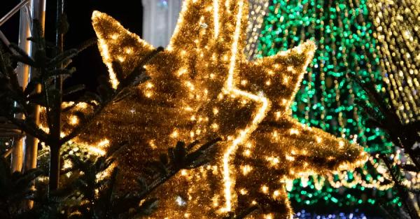 Каким будет новогодний городок на Софийской площади: 31-метровая елка, километры гирлянд и вертеп - Общество