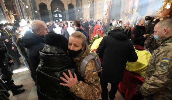 Во Львове перезахоронили останки киборга, защищавшего Донецкий аэропорт - Общество