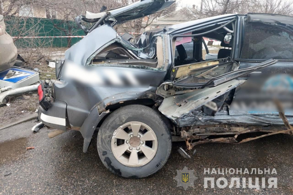 У Черкасах внаслідок зіткнення двох автівок постраждав один із водіїв. ФОТО | Криминальные новости