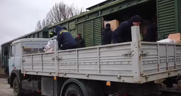 Запорожье получило первые 4 вагона гуманитарной помощи – Офис Президента - Общество