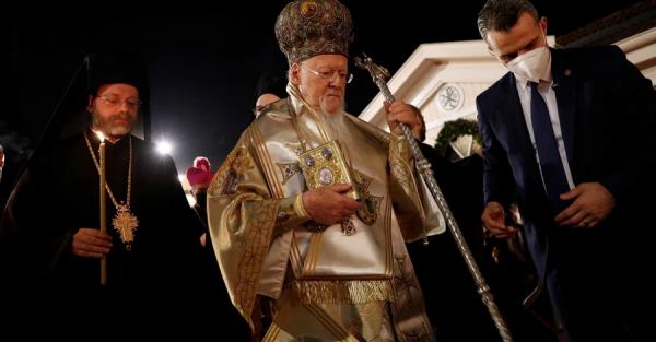 Вселенский Патриарх Варфоломей после пасхального богослужения призвал к прекращению войны в Украине - Общество