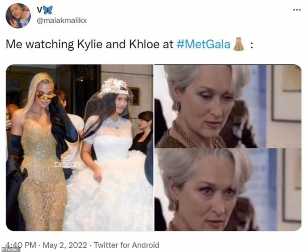 Наряд Кайли Дженнер на Met Gala-2022 стал причиной фотожаб