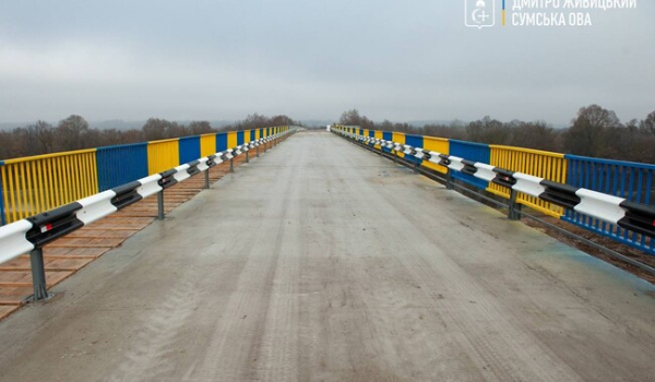 На Сумщине восстановили 400-метровый мост через Десну, взорванный ВСУ - Общество
