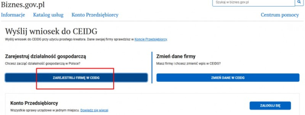 Як зареєструватися підприємцем у Польщі онлайн. ...