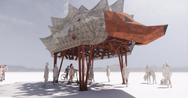 Украина представит на Burning Man-2023 мемориал из противотанковых ежей - Общество