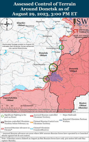 
ВСУ успешно продвигаются восточнее Роботиного: карты боев ISW - Новости Мелитополя. РІА-Південь
