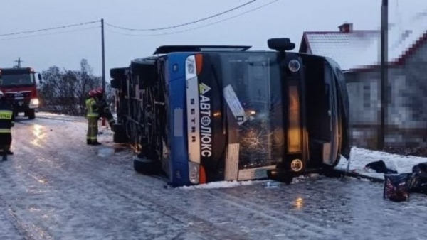 У Польщі перекинувся автобус з українцями: є багато ...