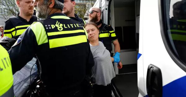 Грету Тунберг дважды за день задержали на демонстрации в Нидерландах - Общество