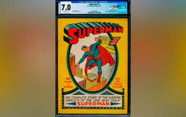 Стоил 10 центов: комикс о Супермене продали на аукционе за $2,6 млн