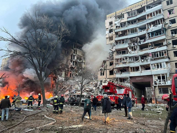Кількість поранених внаслідок ракетного удару по Дніпру зросла до 39, загинули 5 людей. ВІДЕО  | новини Дніпра